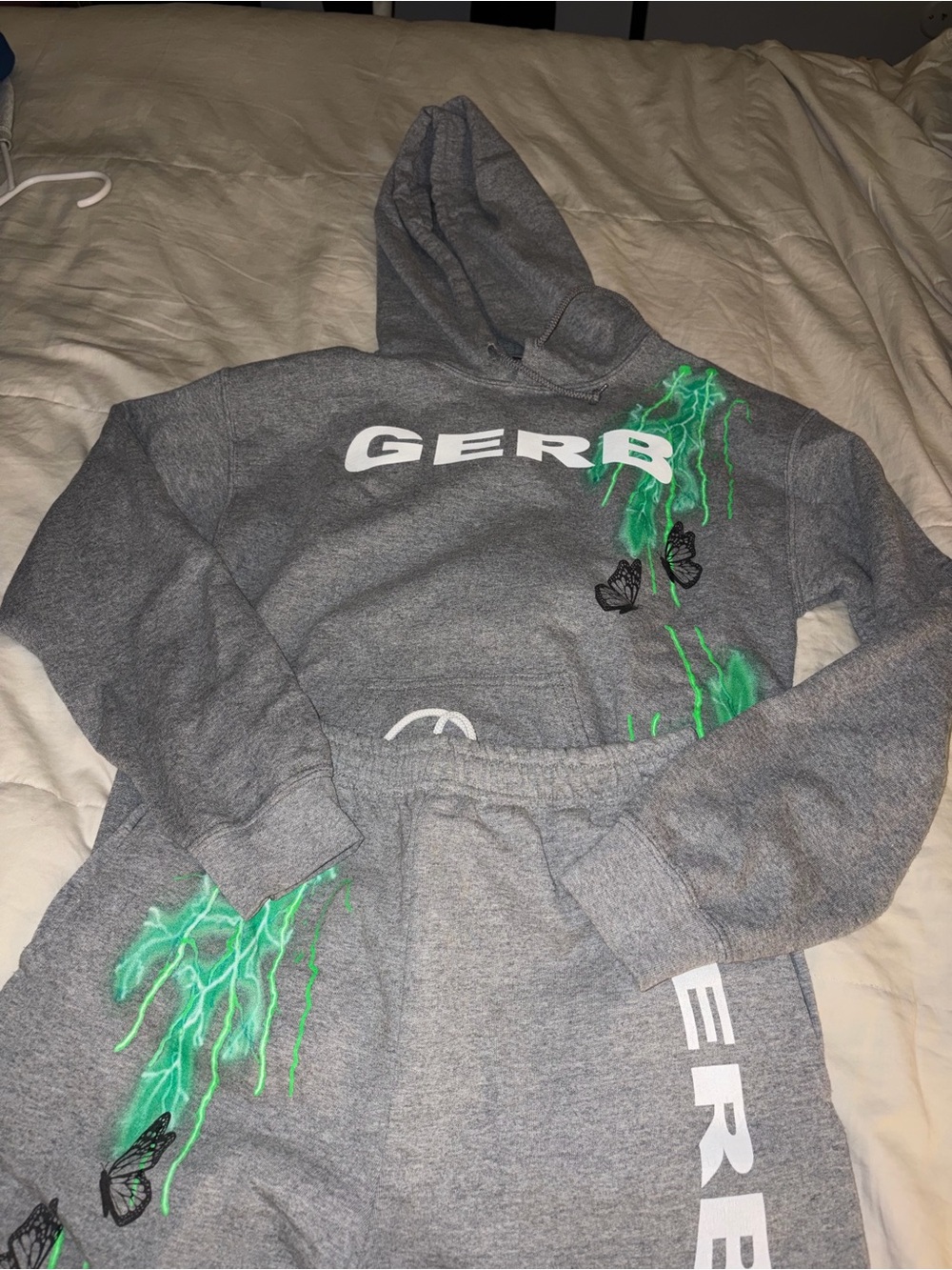 GERB grey hoodie and sweatpants